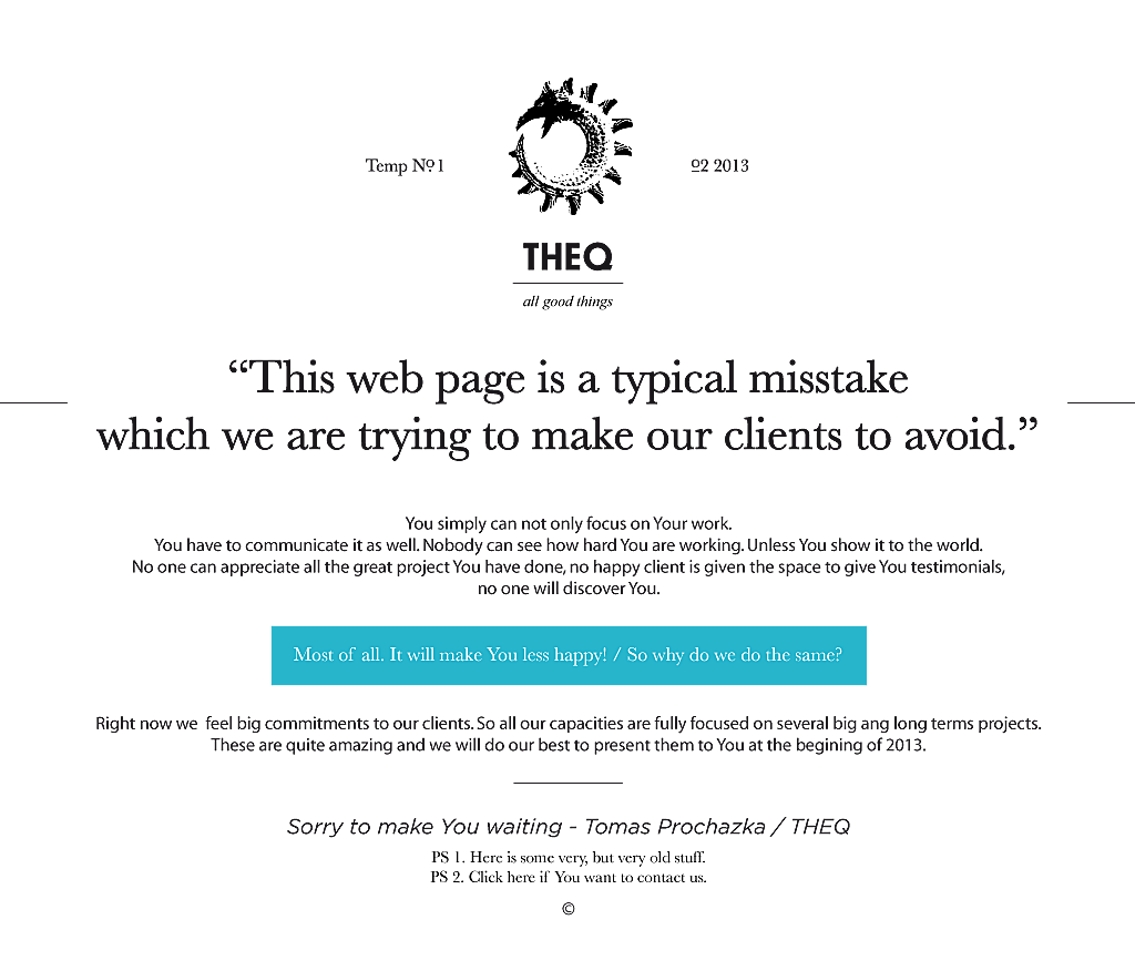 THEQ - Temporary presentation